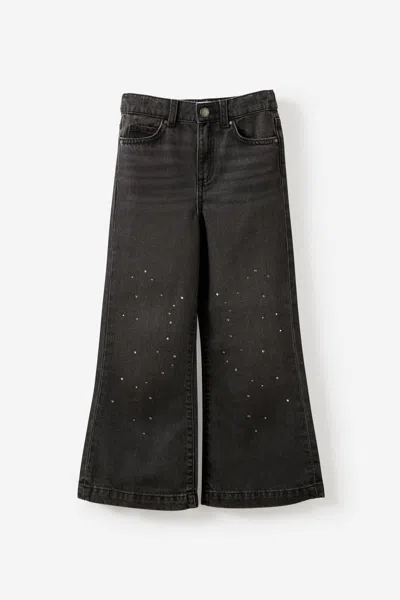 Cotton On Kids' Bootleg Denim Jean In Black