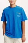 Cotton On Box Fit Easy T-shirt In Electric Blue