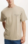 Cotton On Men's Box Fit Easy T-shirt In Gravel Stonemaiden Ensemble