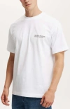 Cotton On Men's Box Fit Easy T-shirt In Whitebeckley Monochrome
