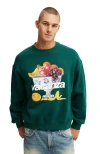 Cotton On Box Fit Graphic Crew Sweater