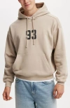 Cotton On Men's Box Fit Graphic Hoodie In Gravel Stone,93