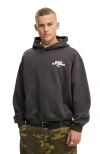 Cotton On Box Fit Graphic Hoodie In Gray