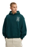 Cotton On Box Fit Graphic Hoodie In Green