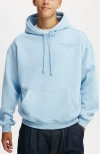 Cotton On Box Fit Graphic Hoodie In Pearl Blueaffluence