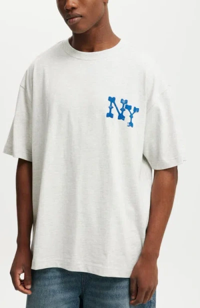 Cotton On Box Fit Graphic T-shirt In White