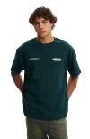 Cotton On Box Fit Graphic T-shirt In Green