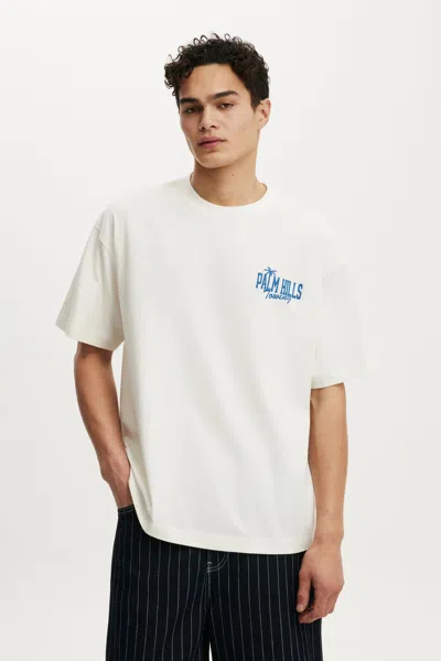 Cotton On Box Fit Graphic T-shirt In White