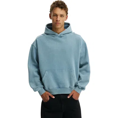 Cotton On Box Fit Hoodie In Blue
