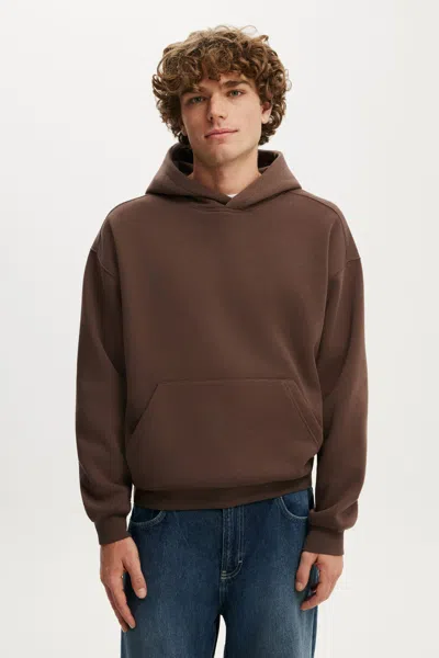 Cotton On Box Fit Hoodie In Espresso