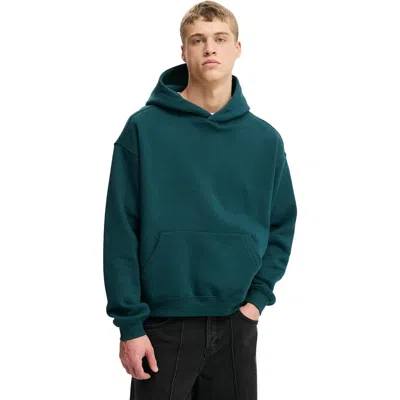 Cotton On Box Fit Hoodie In Green
