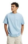 Cotton On Box Fit Plain T-shirt In Blue