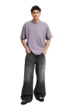 Cotton On Box Fit Plain T-shirt In Purple