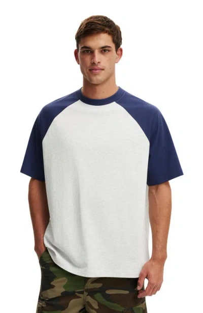 Cotton On Box Fit Plain T-shirt In Blue