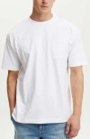 Cotton On Box Fit Pocket T-shirt In White