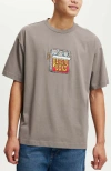 Cotton On Box Fit Premium Music T-shirt In Cedar Brown Beastie Boys -