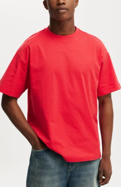 Cotton On Box Fit T-shirt In Red