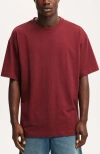 Cotton On Box Fit T-shirt In Dark Carmine