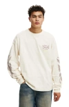Cotton On Box Fit Tylah Saunders Long Sleeve T-shirt In Black,tylah Saunders