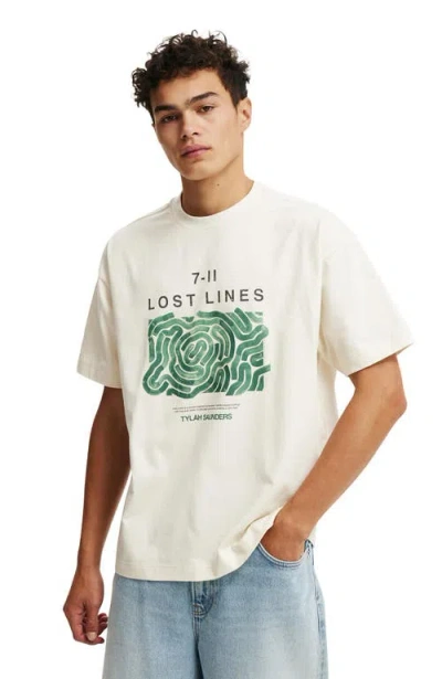 Cotton On Box Fit Tylah Saunders T-shirt In Chilli Pepper,tylah Saunders