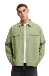 Cotton On Boxy Overshirt In Green