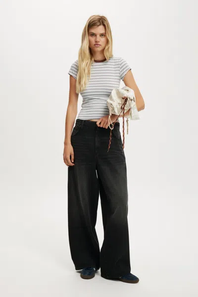 Cotton On Boyfriend Super Baggy Jean In Multi