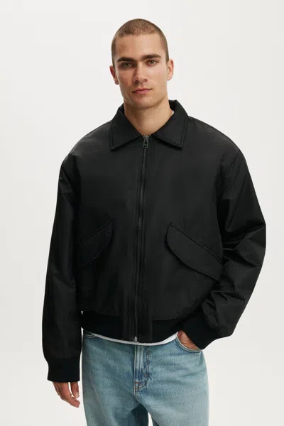 Cotton On Bronx Bomber Jacket In Black