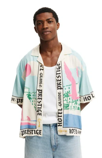 Cotton On Cabana Short Sleeve Shirt In Multi