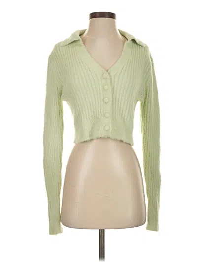 Pre-owned Cotton On Cardigan Sweater In Green