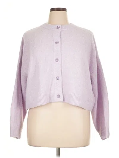 Pre-owned Cotton On Cardigan Sweater In Purple