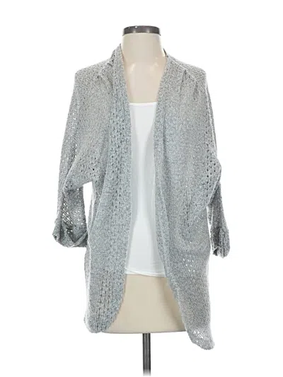 Pre-owned Cotton On Cardigan Sweater In Silver