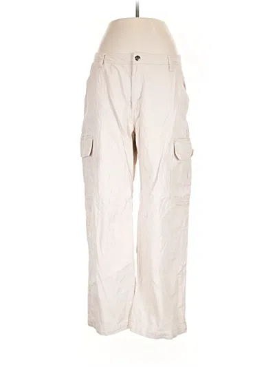Pre-owned Cotton On Cargo Pants In Ivory