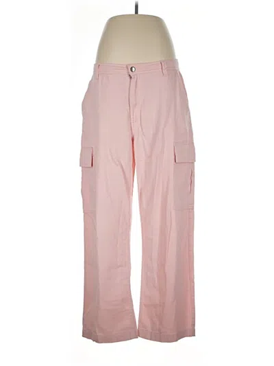 Pre-owned Cotton On Cargo Pants In Pink