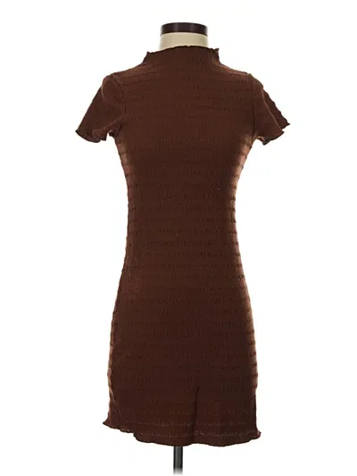 Pre-owned Cotton On Casual Dress In Brown