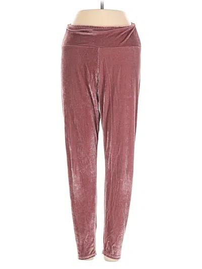 Pre-owned Cotton On Casual Pants In Burgundy
