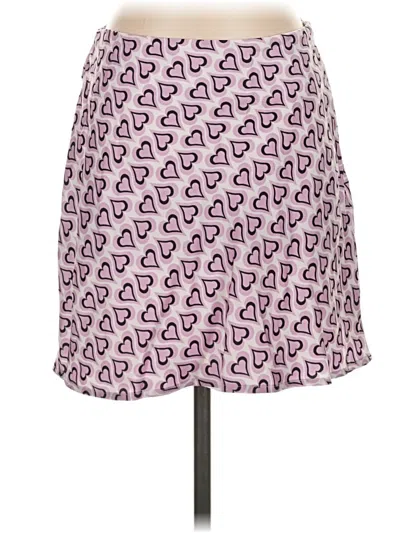 Pre-owned Cotton On Casual Skirt In Purple