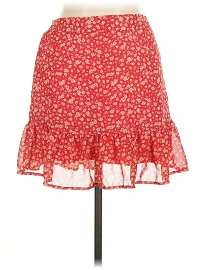 Pre-owned Cotton On Casual Skirt In Red