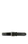 Cotton On Circle Stud Belt In Black