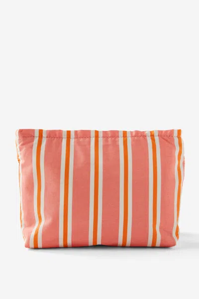 Cotton On Classic Beauty Bag In Nectarine/coral