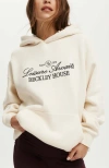 Cotton On Classic Fleece Graphic Hoodie In Leisure Awaits Cream