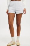 Cotton On Classic Fleece Mini Short In Soft Grey Marle
