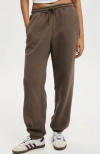 Cotton On Classic Fleece Sweatpant In Dark Truffle