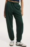 Cotton On Classic Fleece Sweatpant In Pine Forest Green
