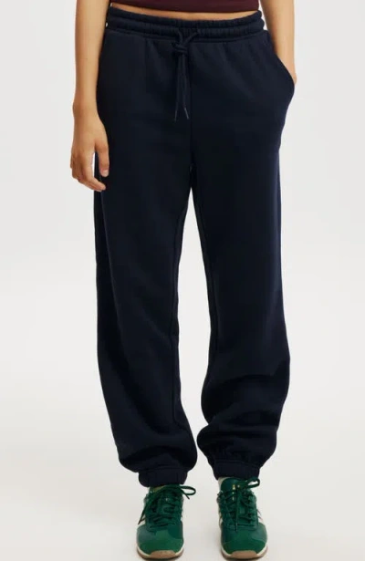 Cotton On Classic Fleece Sweatpant In Total Eclipse