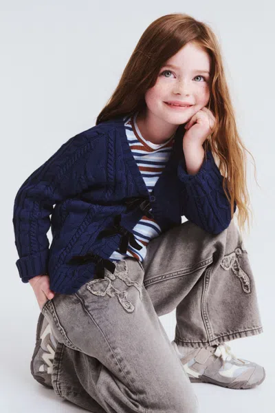 Cotton On Kids' Claudia Cardigan In Blue