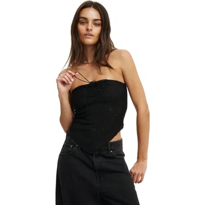Cotton On Claudia Halter Tube Top In Black