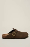 Cotton On Closed Toe Buckle Slide In Tobacco