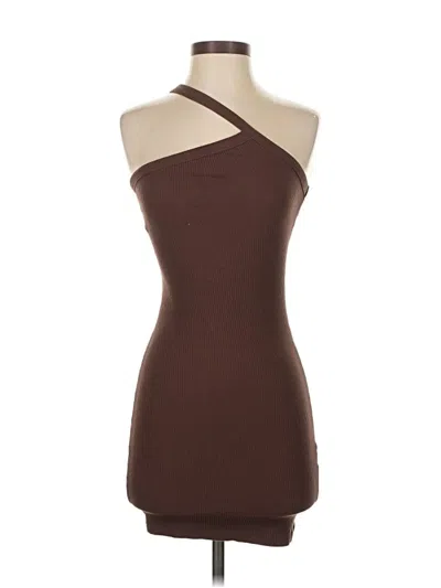 Pre-owned Cotton On Cocktail Dress In Brown