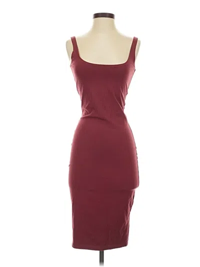 Pre-owned Cotton On Cocktail Dress In Burgundy
