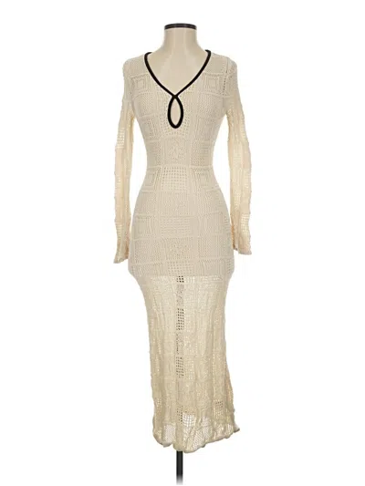 Pre-owned Cotton On Cocktail Dress In White